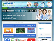 Tablet Screenshot of bionet.vn