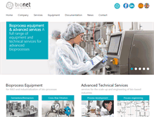 Tablet Screenshot of bionet.com